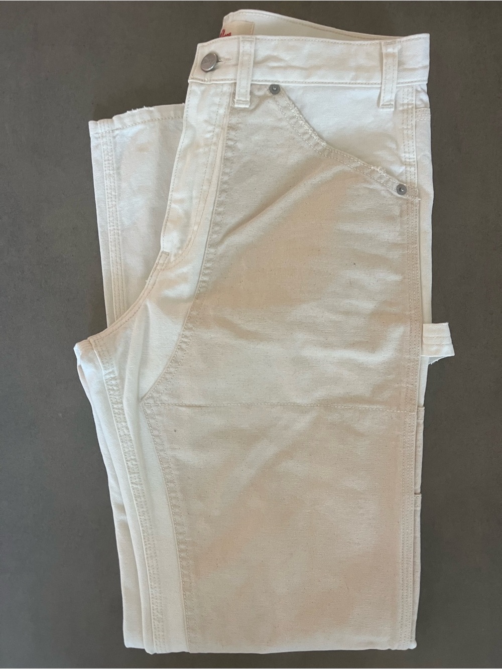 Cherry LA - Contrast Knee Work Pant - Ecru - Size 30x31 - New without tags